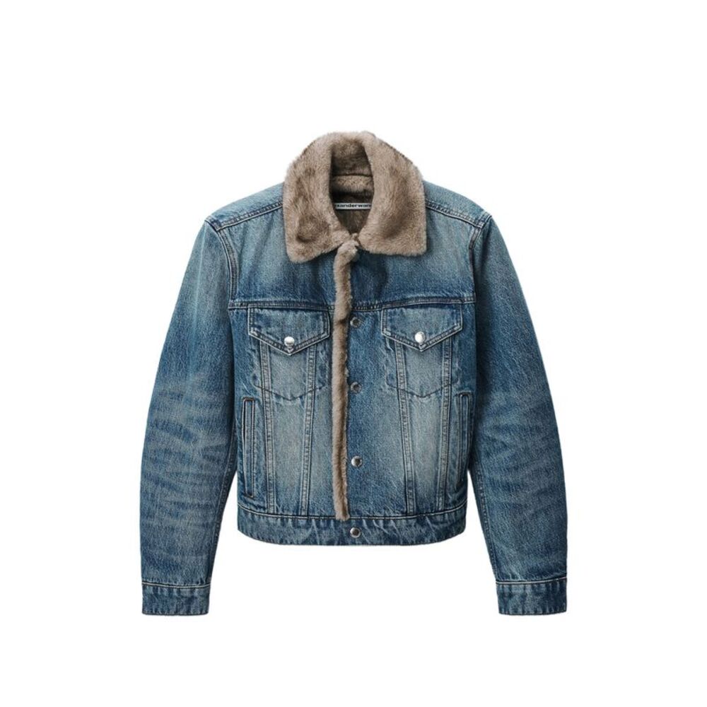 Alexander Wang Blue Jackets - Denim Jackets Women